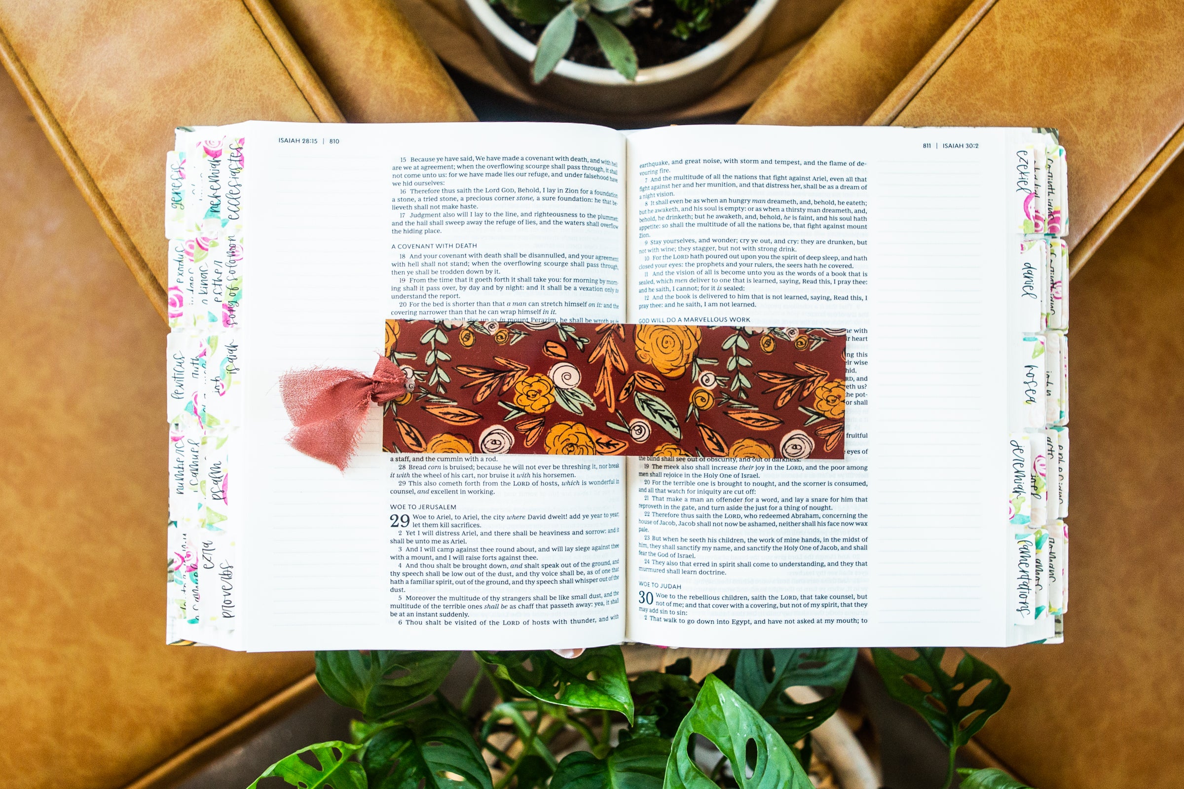 Fall Floral Acrylic Bookmark – Kingfolk Co