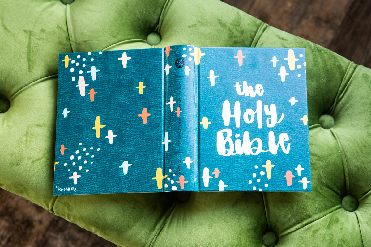 Retro Cross ESV Journaling Bible