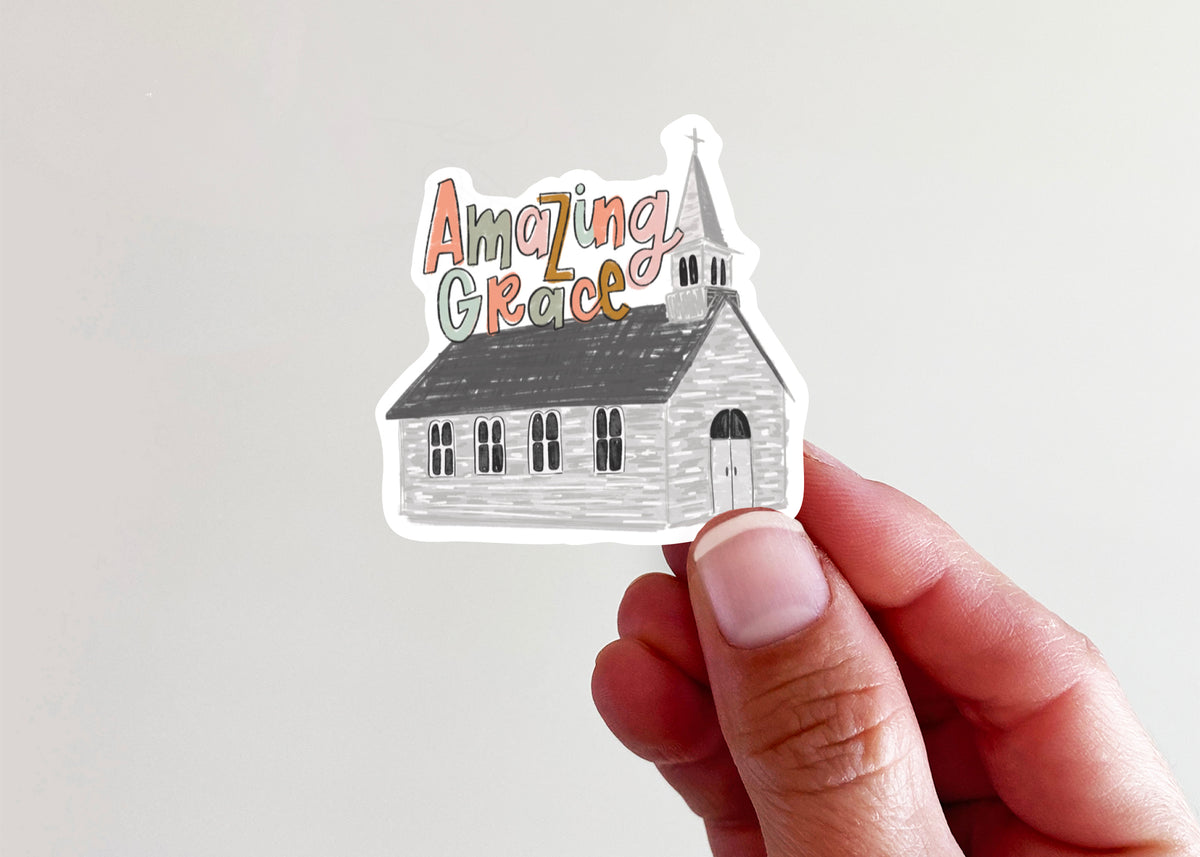 Amazing Grace Vinyl Sticker