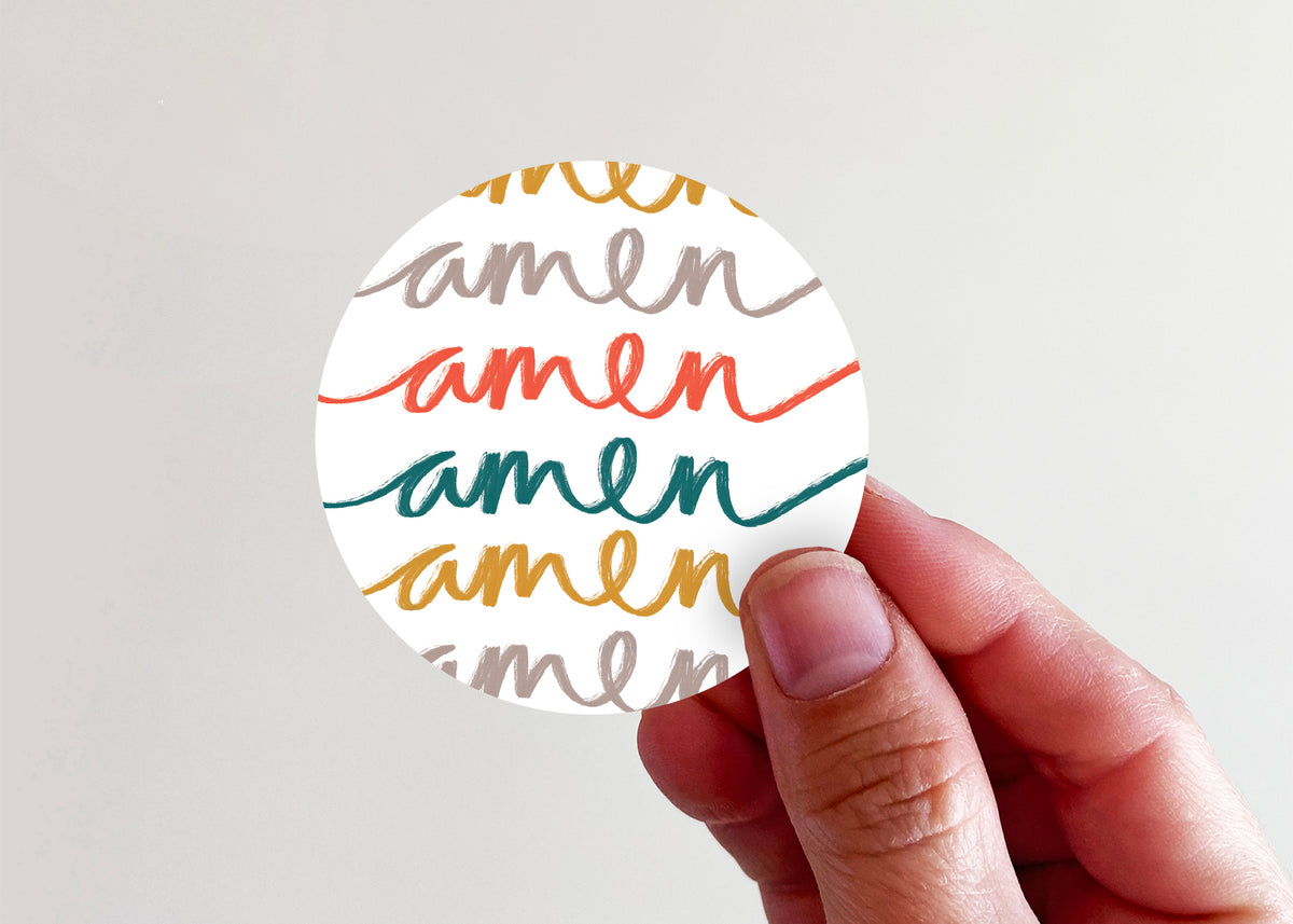 Amen Vinyl Sticker