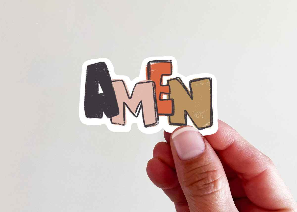 Amen Vinyl Sticker