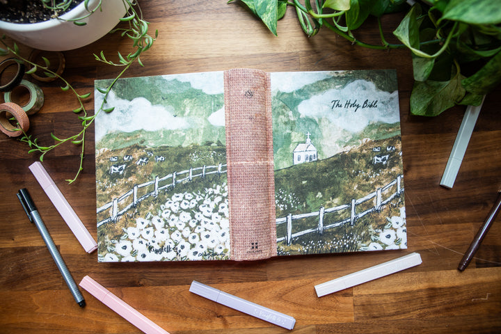 Pasture of Peace ESV Journaling Bible - designed by Christy Beasley - Kingfolk Co