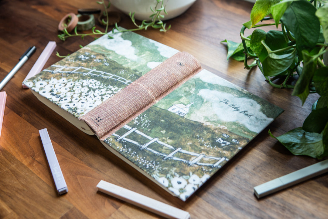 Pasture of Peace ESV Journaling Bible - designed by Christy Beasley - Kingfolk Co