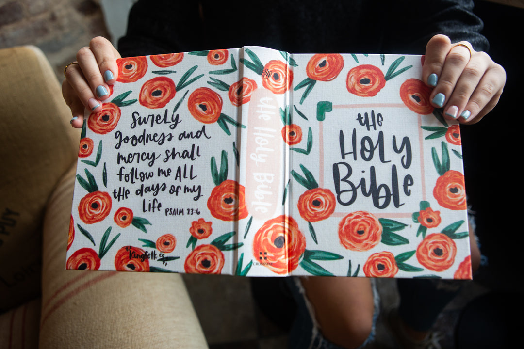 Orange Poppies ESV Journaling Bible - Kingfolk Co