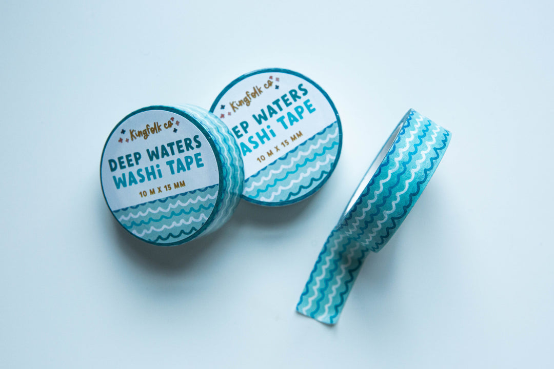 Mighty Waves Bible Journaling Washi Tape - Kingfolk Co