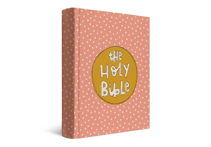 Happy Coral Dot ESV Journaling Bible - Kingfolk Co