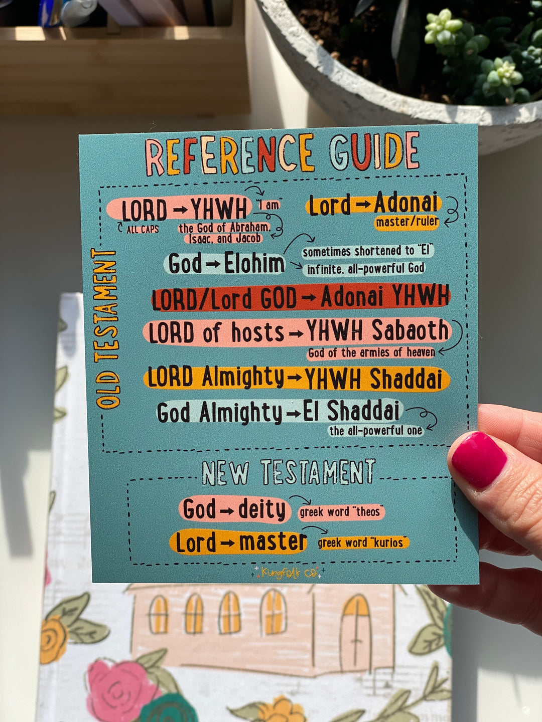 God's Names in the Bible Reference Guide - Kingfolk Co