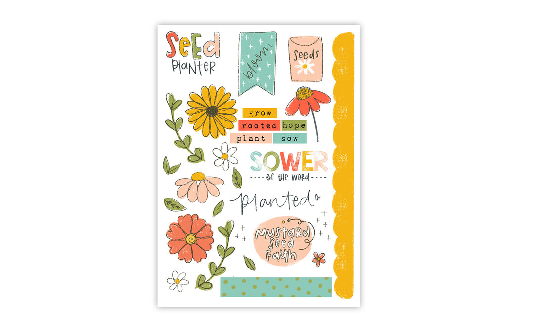 Seed Planter Sticker Sheet - Kingfolk Co