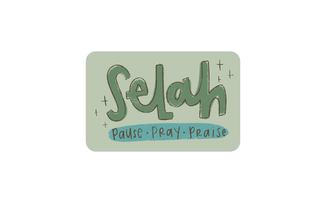 Selah Vinyl Sticker - Kingfolk Co