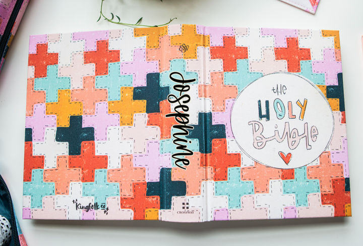 Cross Quilt ESV Journaling Bible - Kingfolk Co