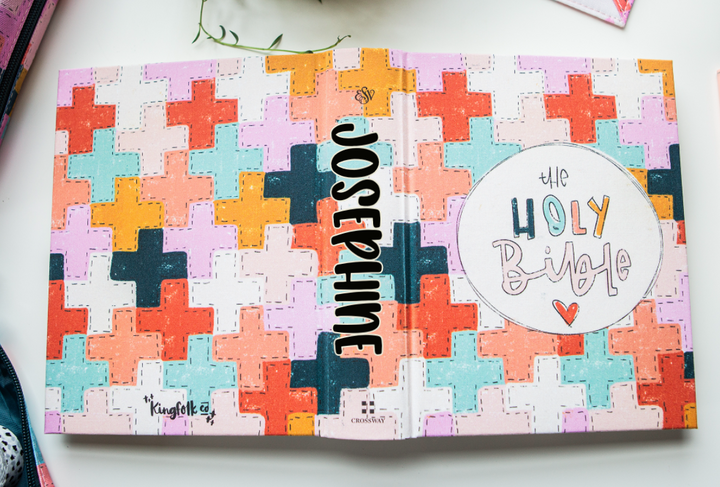 Cross Quilt ESV Journaling Bible - Kingfolk Co