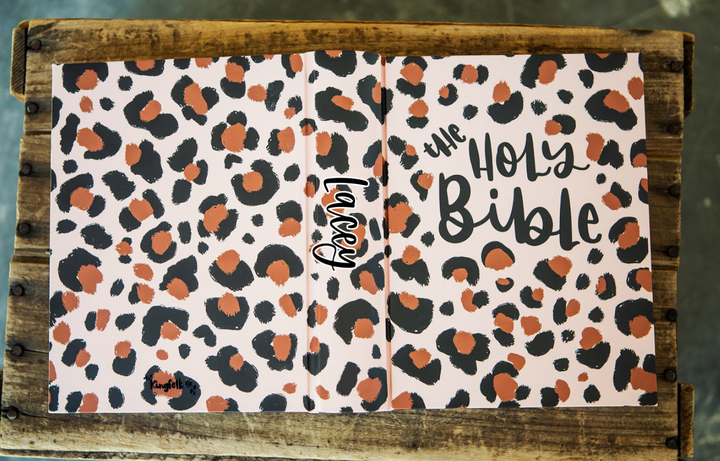 Cheetah Print ESV Journaling Bible - Kingfolk Co