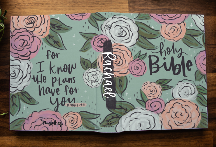 Mint to Be Floral ESV Journaling Bible - Kingfolk Co