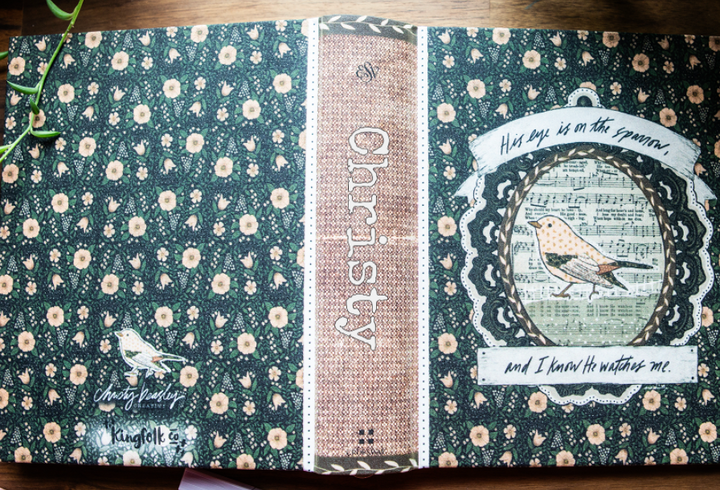 His Eye is on the Sparrow ESV Journaling Bible - designed by Christy Beasley - Kingfolk Co