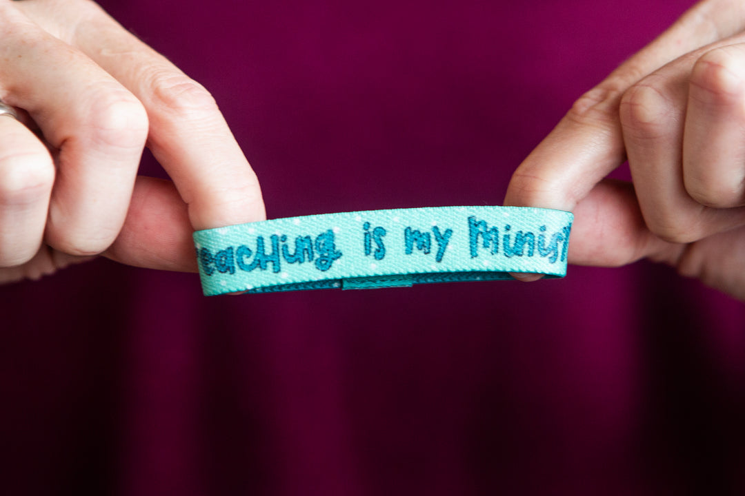 Teaching is my Ministry Stretchy Bracelet - Kingfolk Co