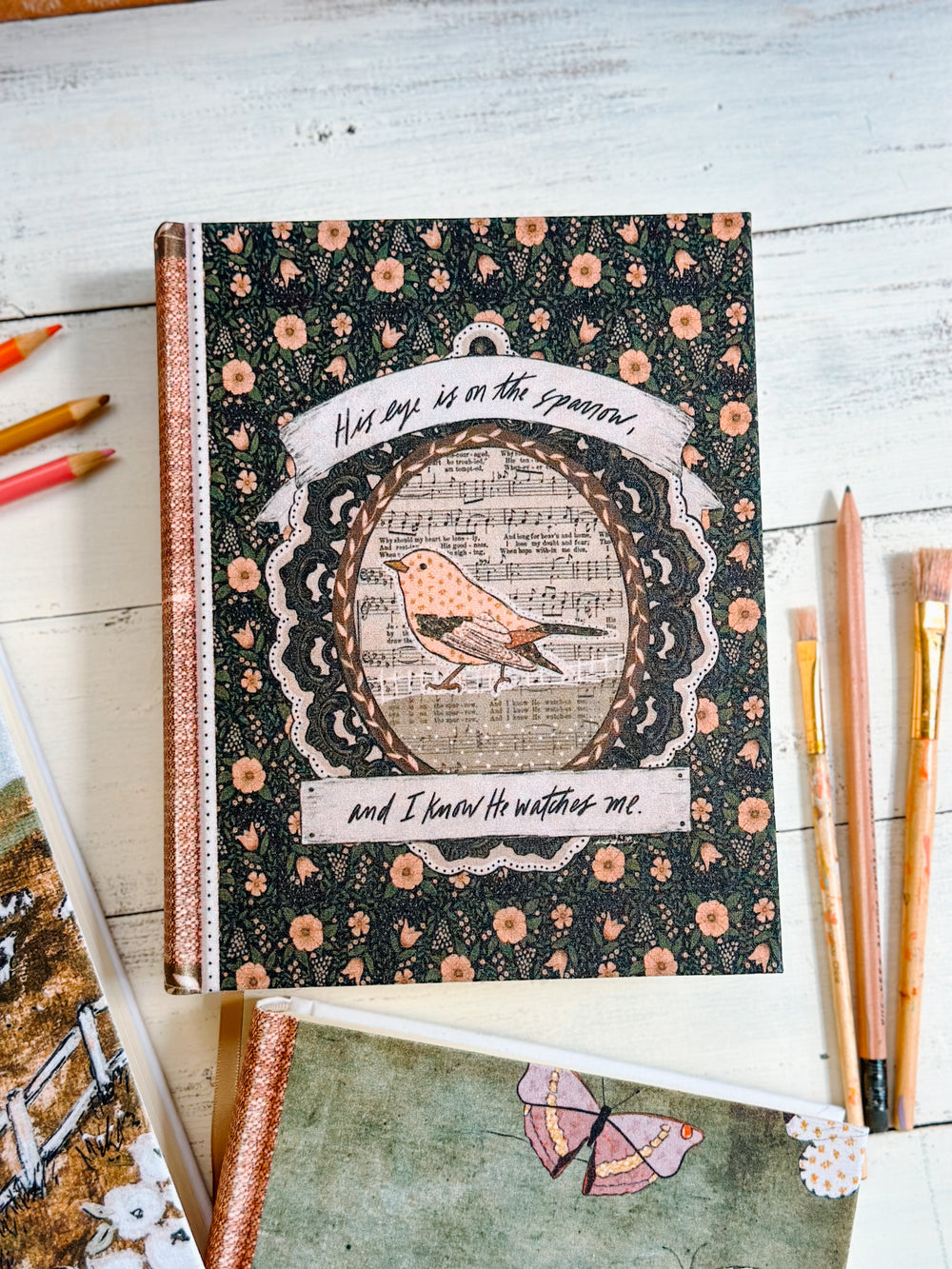 His Eye is on the Sparrow ESV Journaling Bible - designed by Christy Beasley - Kingfolk Co