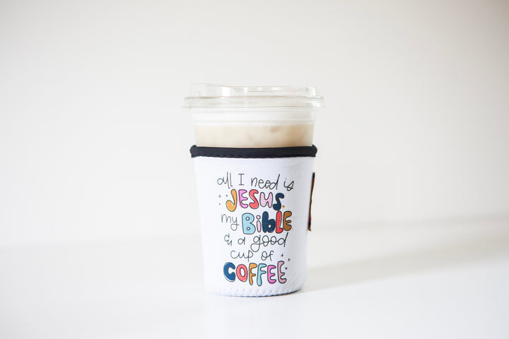 Jesus, Bible and Coffee Cup Sleeve - Kingfolk Co