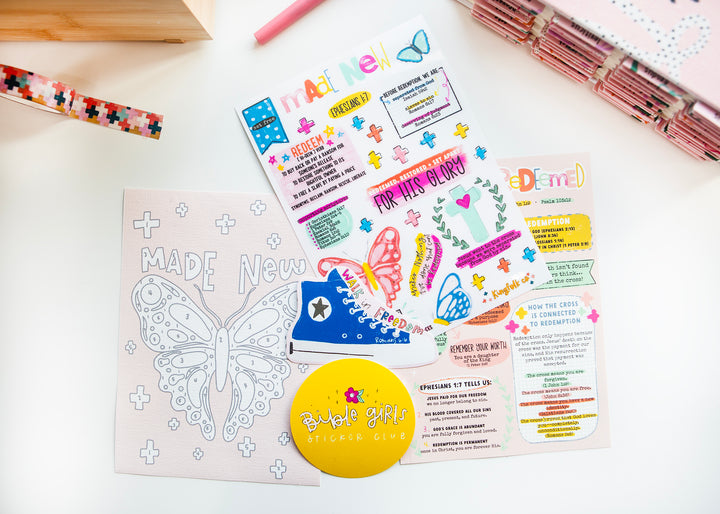 Bible Girls Monthly Sticker Club - Kingfolk Co