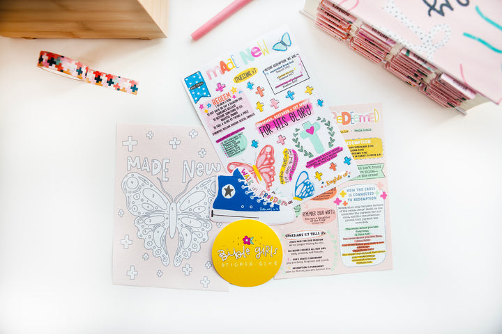 Bible Girls Monthly Sticker Club - Kingfolk Co