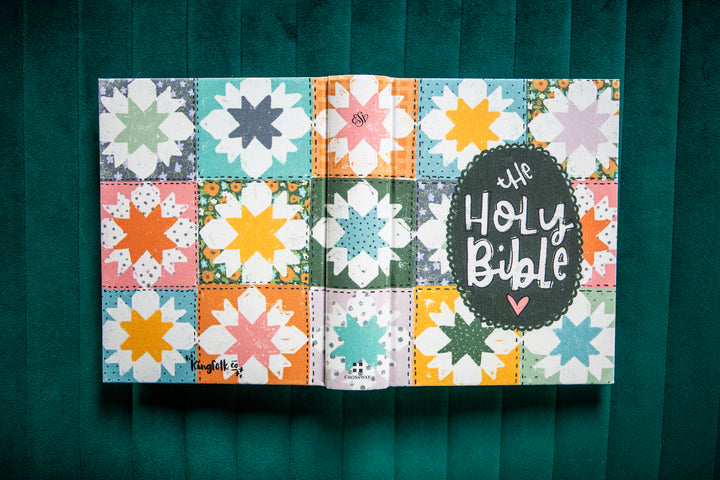 Holy Heritage Quilt ESV Journaling Bible - Kingfolk Co