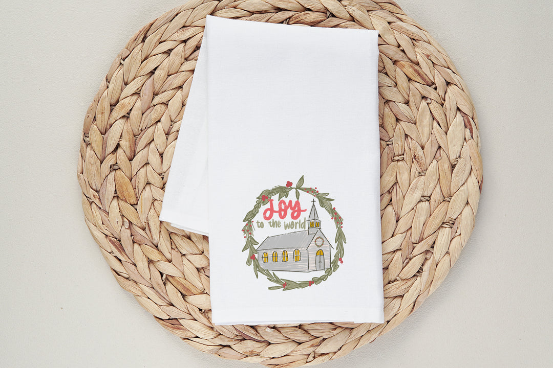 Joy to the World Church Tea Towel - Kingfolk Co