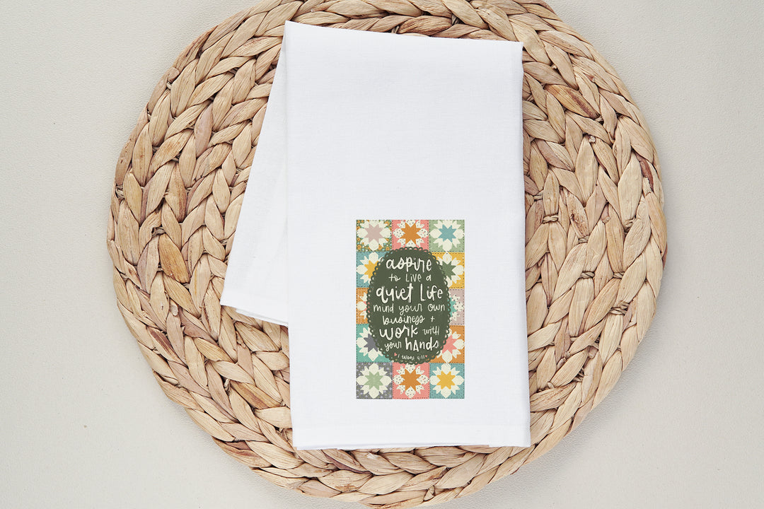 Quilt Tea Towel - Kingfolk Co