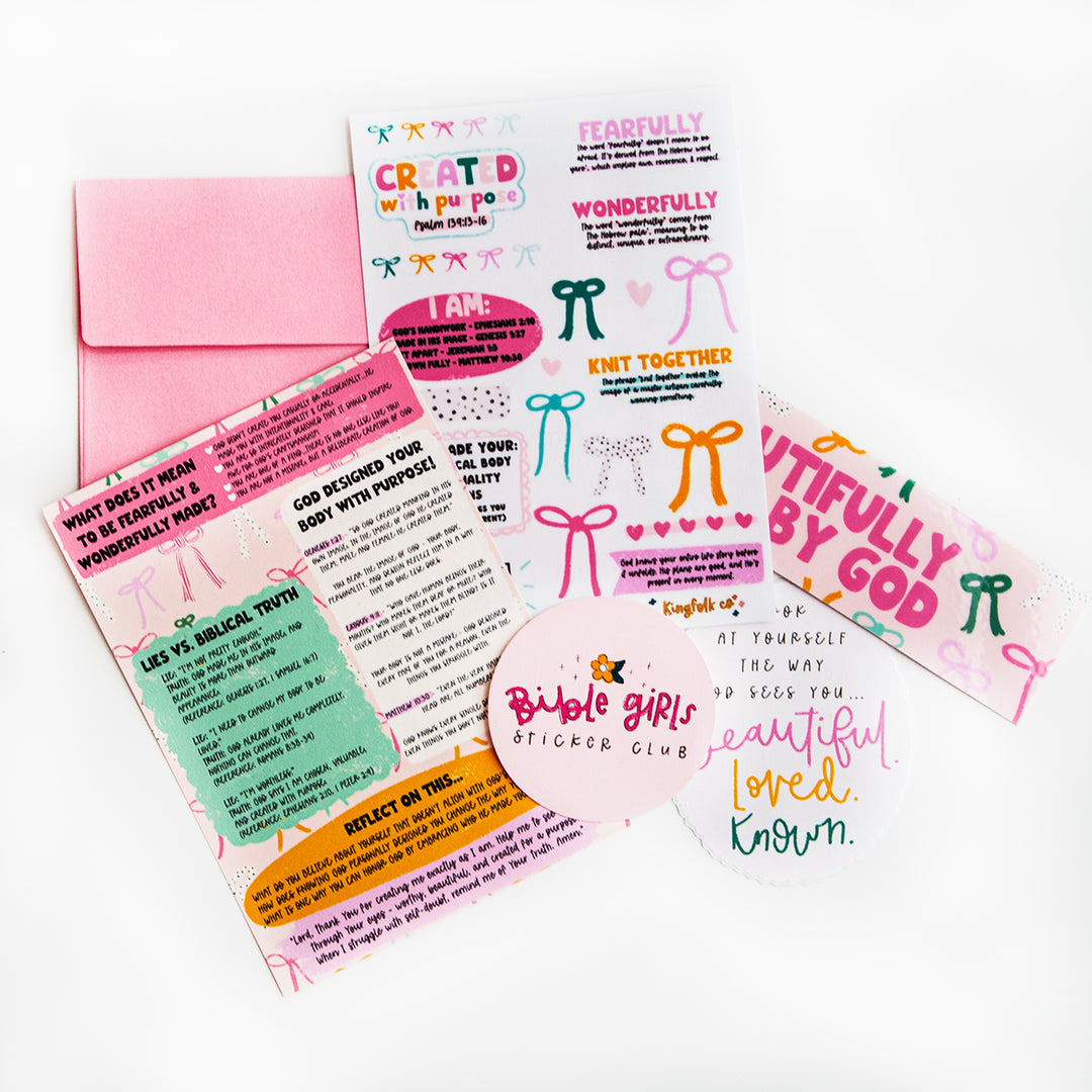 Bible Girls Monthly Sticker Club - Kingfolk Co