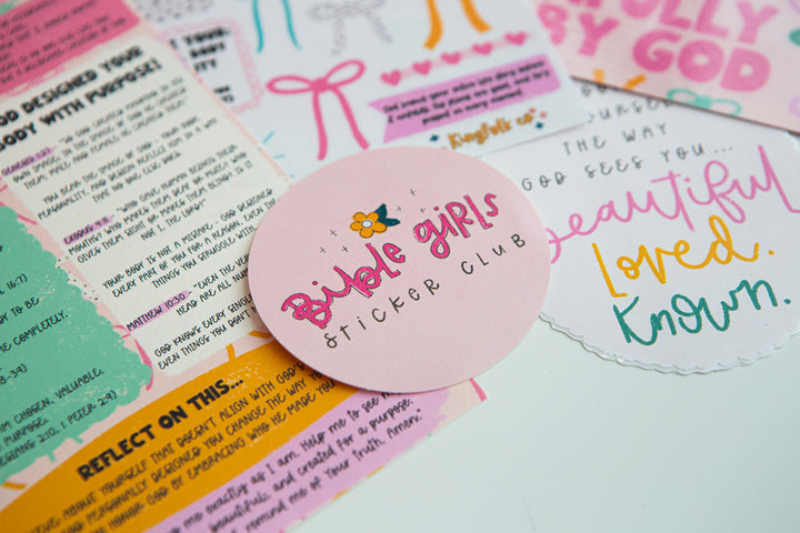 Bible Girls Monthly Sticker Club - Kingfolk Co