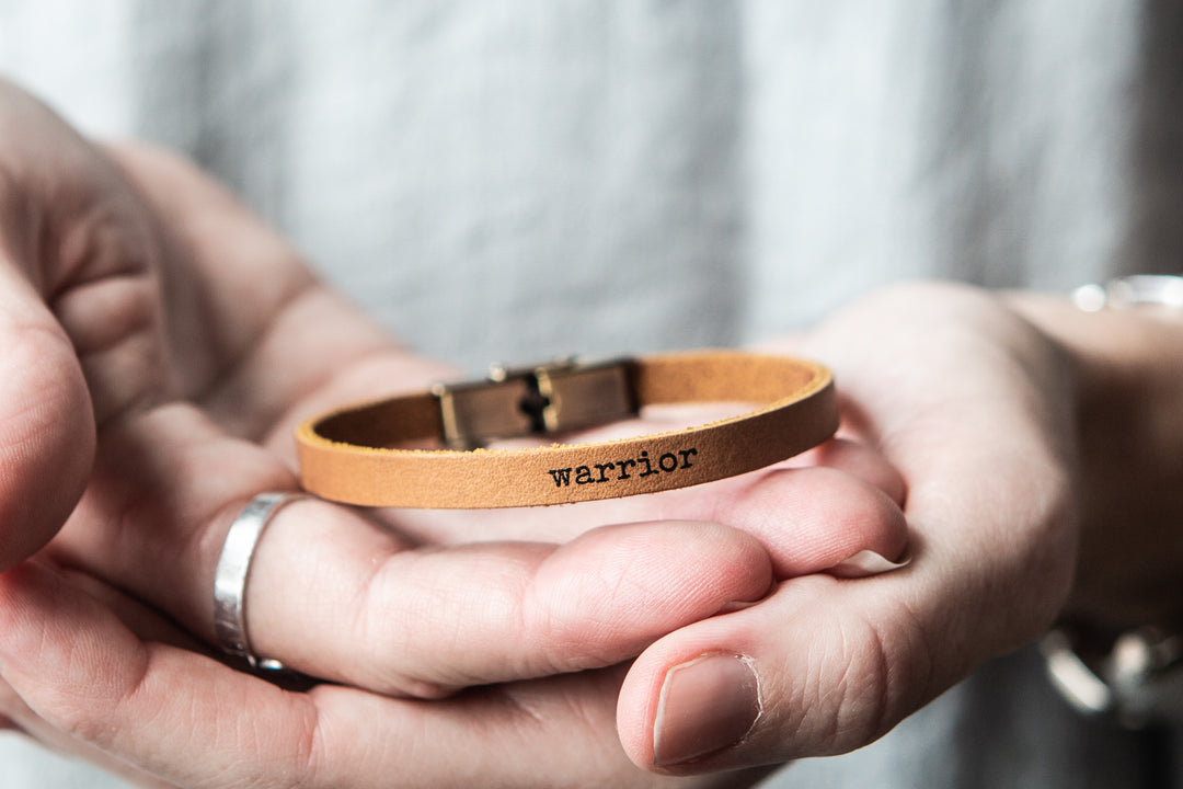 warrior Skinny Leather Bracelet - Kingfolk Co