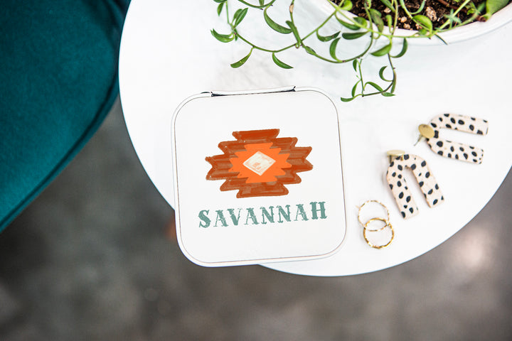 Personalized Travel Jewelry Box - Kingfolk Co