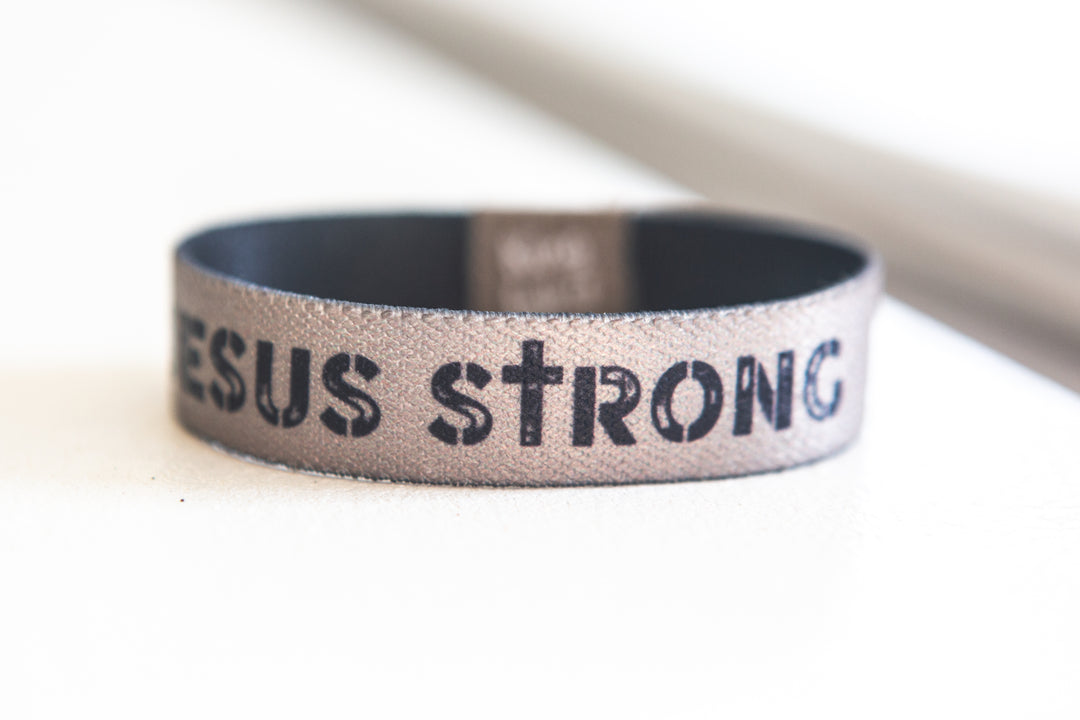 Jesus Strong Stretchy Bracelet - Kingfolk Co