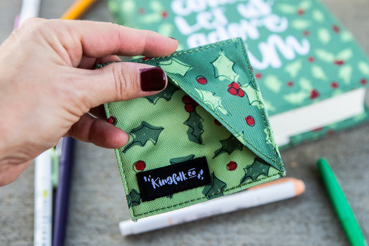 Holly Leaves Corner Bookmark - Kingfolk Co