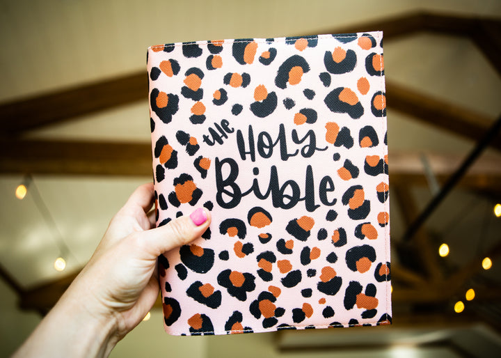 Cheetah Print Bible SLIPCOVER - Kingfolk Co