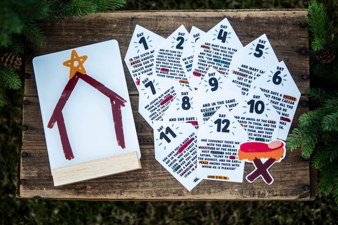 Cling to Advent Scripture Countdown Kit - Kingfolk Co