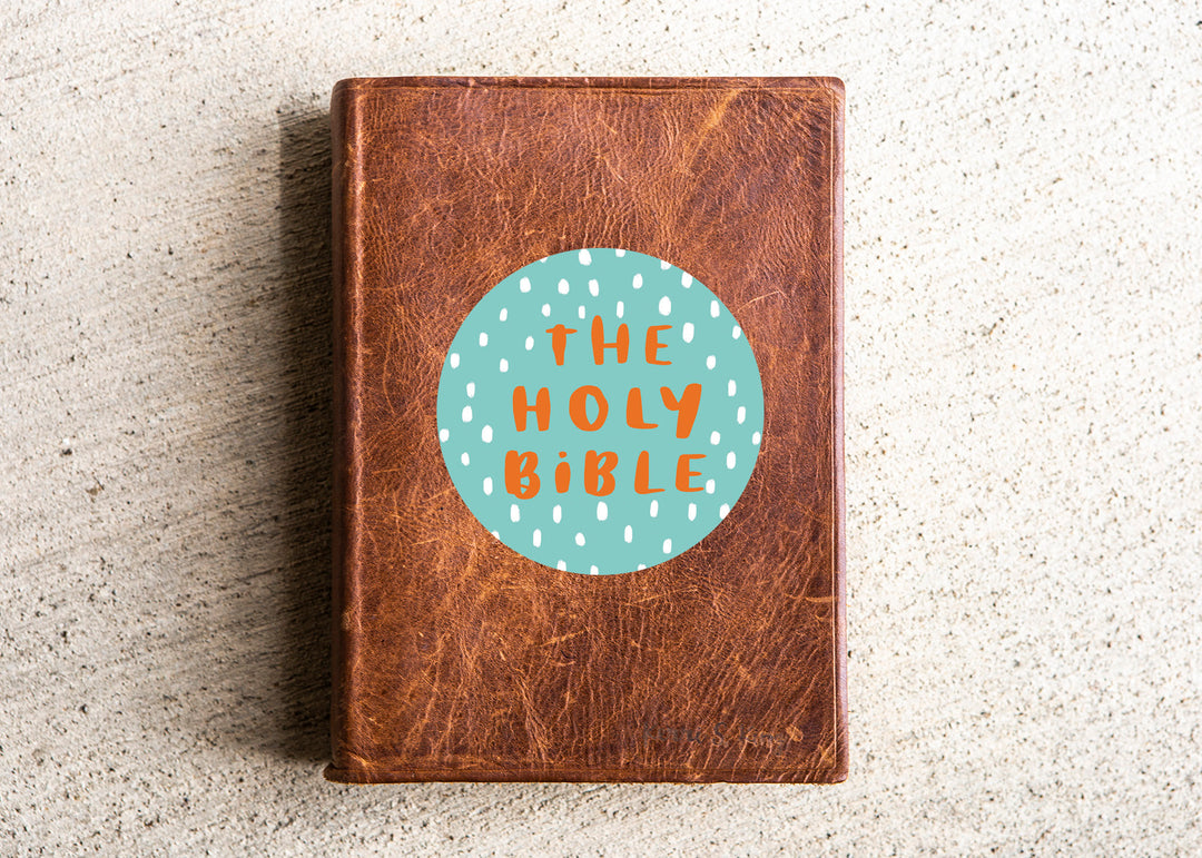 Aqua Dot Bible Flair Vinyl Sticker Decal - Kingfolk Co