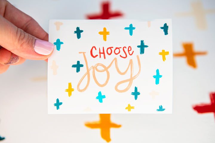 Choose Joy Vinyl Sticker - Kingfolk Co