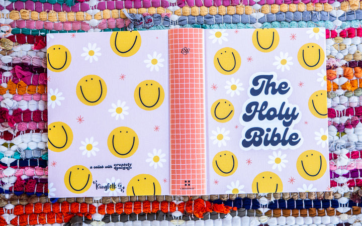 Joyful Blooms Collab with Creately Design Co ESV Journaling Bible - Kingfolk Co