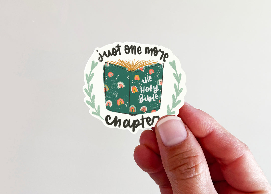 Just One More Chapter Vinyl Sticker - Kingfolk Co