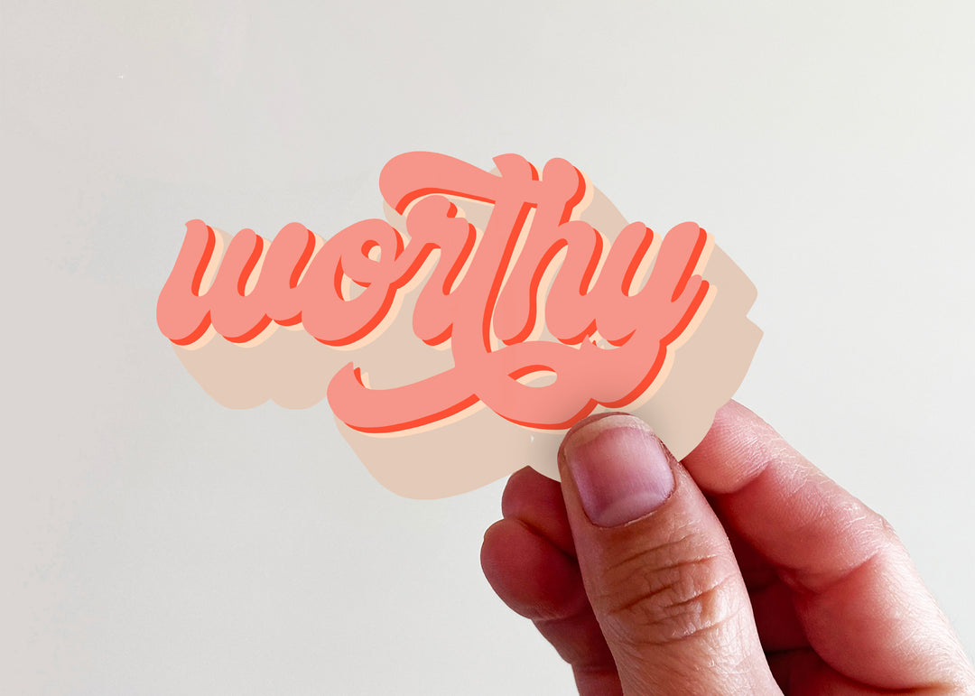 Worthy Sticker - Kingfolk Co